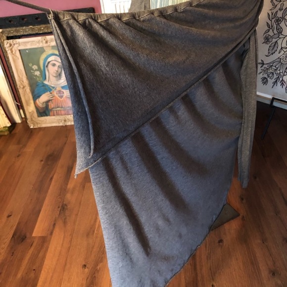 Pure DKNY adjustable cozy wrap cardigan jacket 100% Organic Cotton Size M/L - Picture 6 of 8